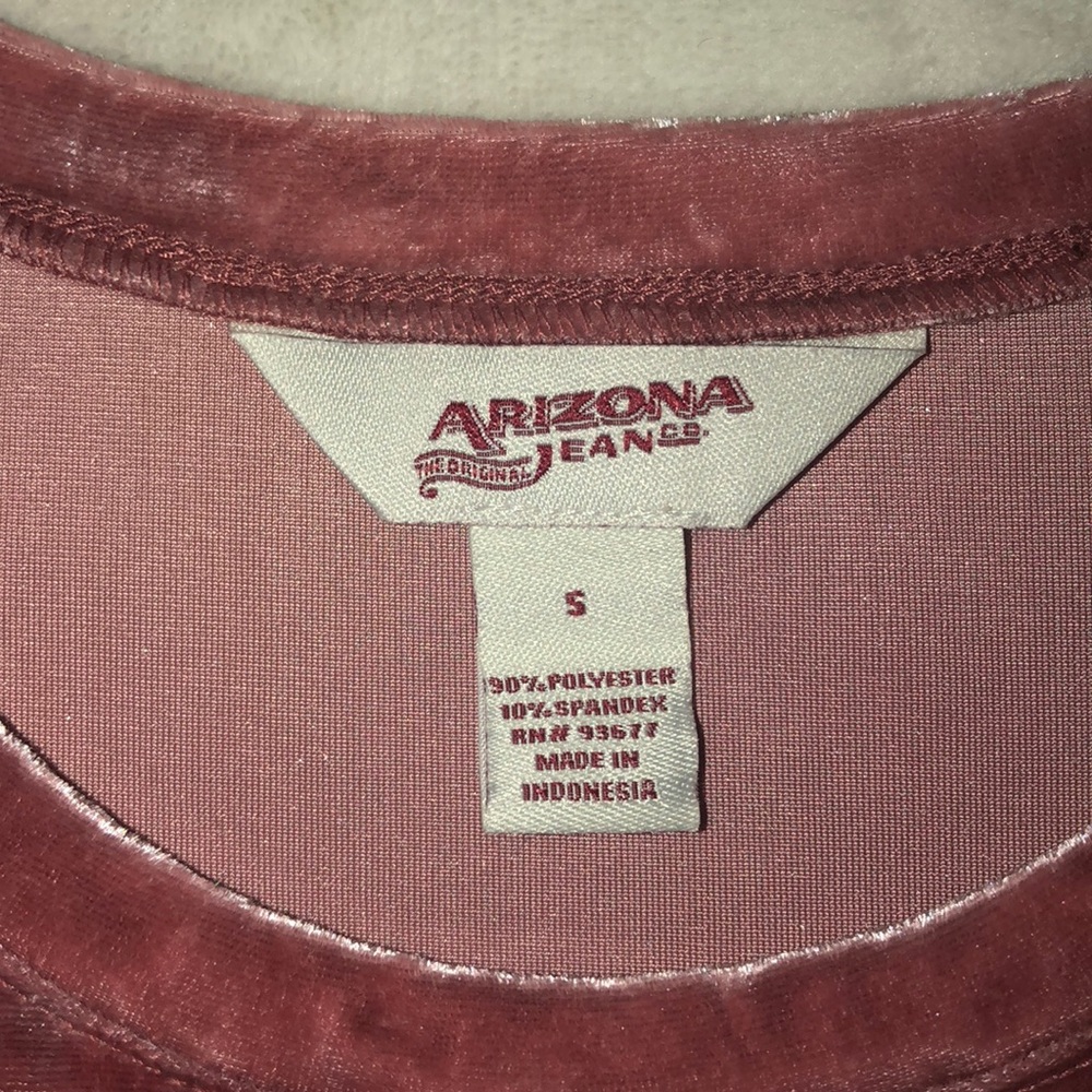 Pink Velvet Top - Picture 2 of 3